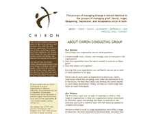 Tablet Screenshot of chironconsultinggroup.com